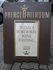 Today's Bordeaux sign
