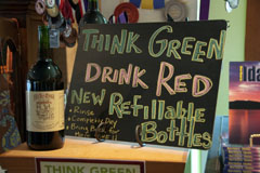 Think Green, Drink Red