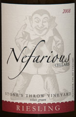 2008 Nefarious Stoneâ€™s Throw Vineyard Riesling