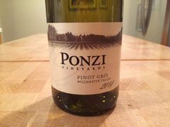 2014 Ponzi Pinot Gris